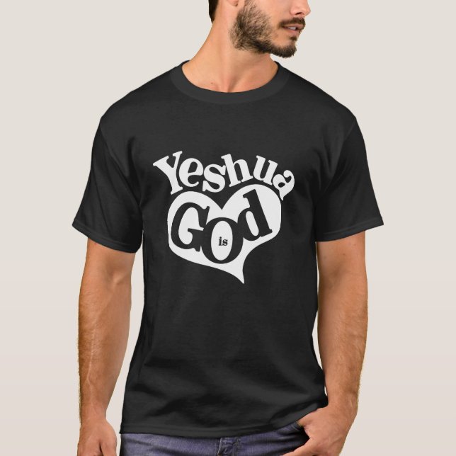 Camiseta Yeshua - Judeu Cristão Messiânico Hebraico Nome de (Frente)