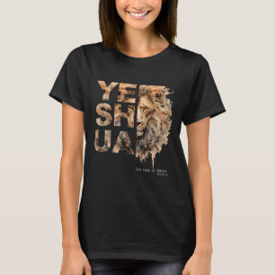 Camiseta Yeshua, Leão de Judá, Jesus, Deus, Versículo Bíbli