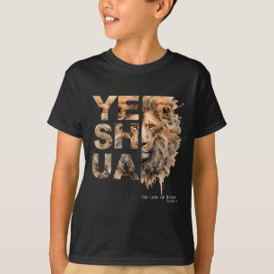 Camiseta Yeshua, Leão de Judá, Jesus, Deus, Versículo Bíbli