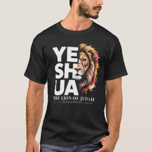 Camiseta Yeshua Leão De Judah Jesus Cristo Deus Bíblia Vers