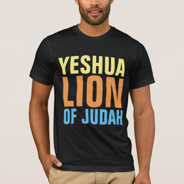 Camiseta YESHUA LION OF JUDAH t-shirts (Frente)