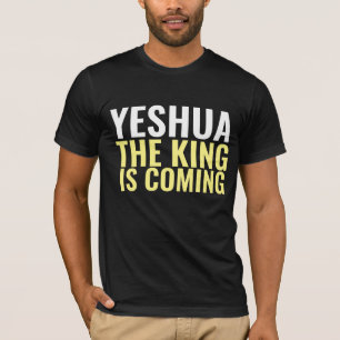 CAMISETA YESHUA O REI VEM JESUS T-SHIRTS