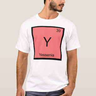 Camiseta Yessenia Nome Química Elemento Tabela Periódica