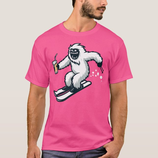 Camiseta Yeti Skiing (Frente)