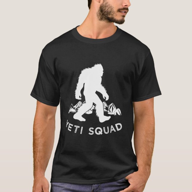 Camiseta Yeti Squad Long Sleeve Shirt Mountain Snowman Appa (Frente)