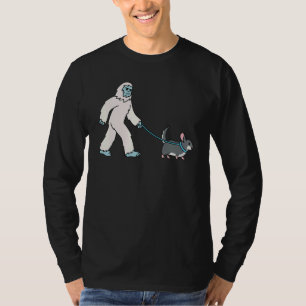 Camiseta Yeti Walking Chinchilla Cryptozoology Pet