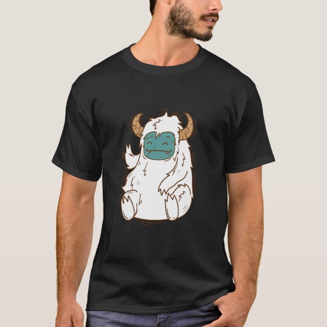 Camiseta Yeti Waves and rejoices Snowman (Frente)