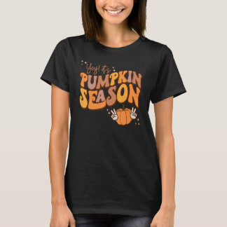 Camiseta Yey It's Pumpkin Season Autumn Thanksgiving Thankf
