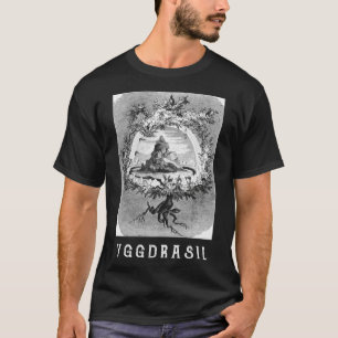 Camiseta Yggdrasil Ash Tree Edda Valhalla Norse Cosmology