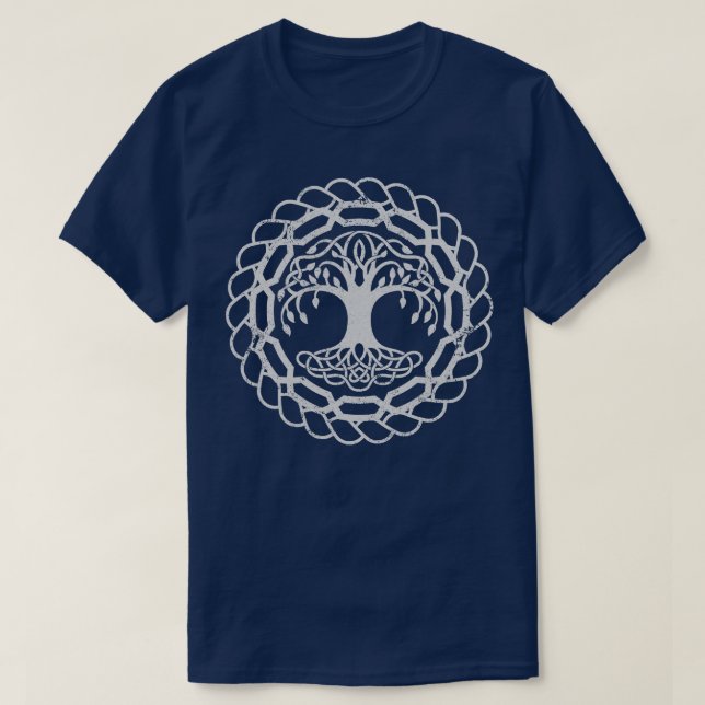 Camiseta Yggdrasil Tree of Life Norse Runk Viking Northmen (Frente do Design)