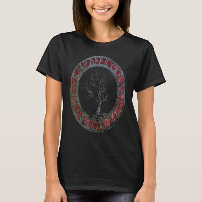 Camiseta Yggdrasil Tree of Life World (Frente)