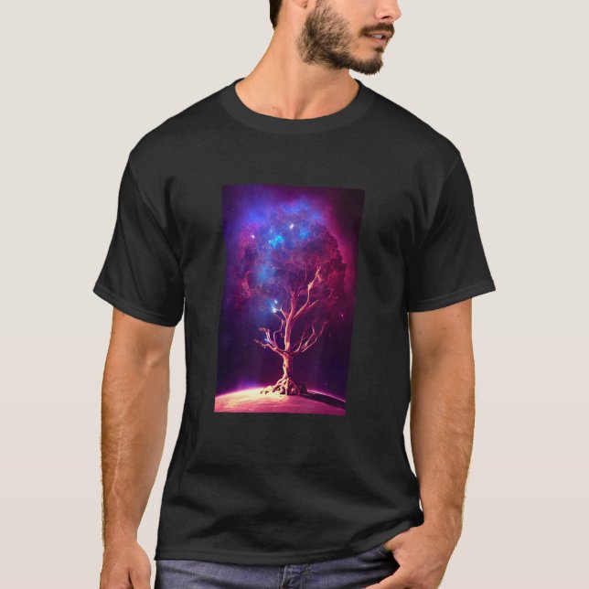 Camiseta Yggdrasil World Tree of Life Viking Celtric Unique (Frente)