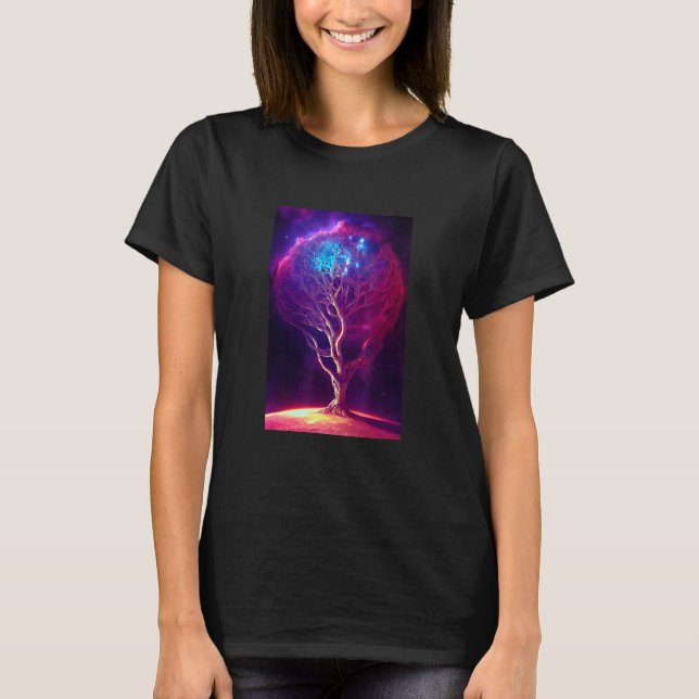 Camiseta Yggdrasil World Tree of Life Viking Celtric Unique (Frente)