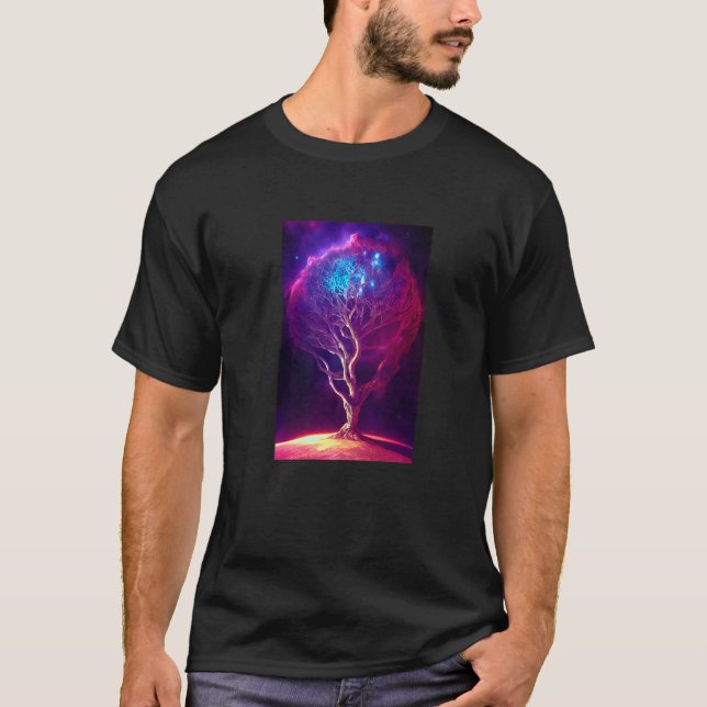 Camiseta Yggdrasil World Tree of Life Viking Celtric Unique (Frente)