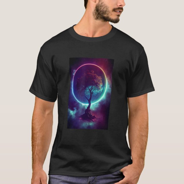 Camiseta Yggdrasil World Tree of Life Viking Celtric Unique (Frente)