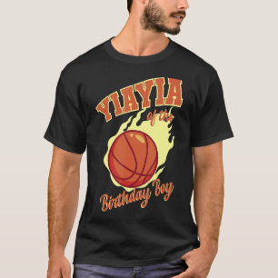 Camiseta Yiayia Do Aniversário Da Família Birthday Boy Basb