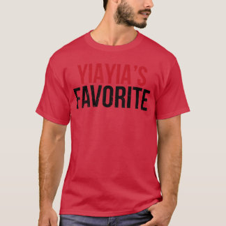 Camiseta YiayiaS Favorite Grandkid Humor for eens Family gi