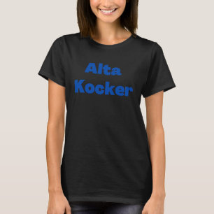 Camiseta Yiddish Alta Kocker uma pessoa idosa judia