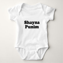 Camiseta Yiddish Shayna Punim