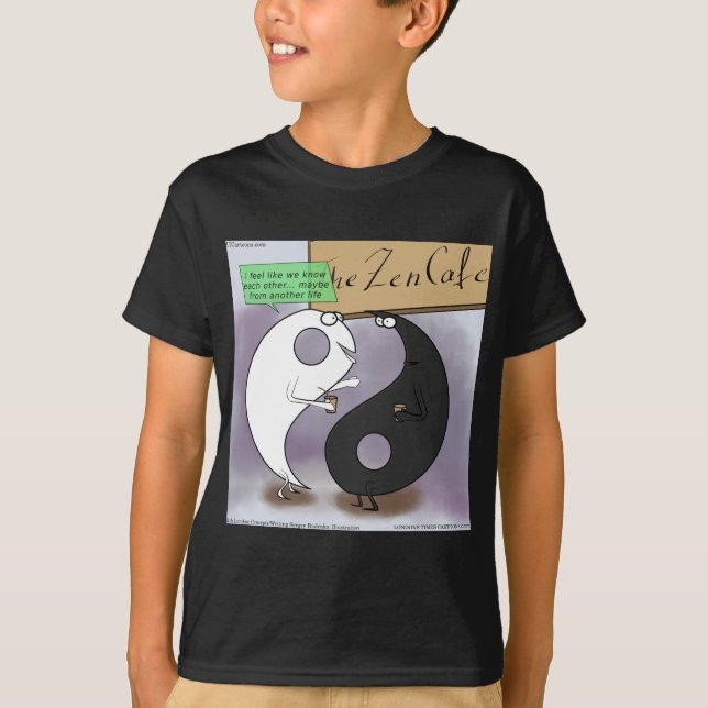 Camiseta Yin Conhece Yang Zen Engraçado (Frente)