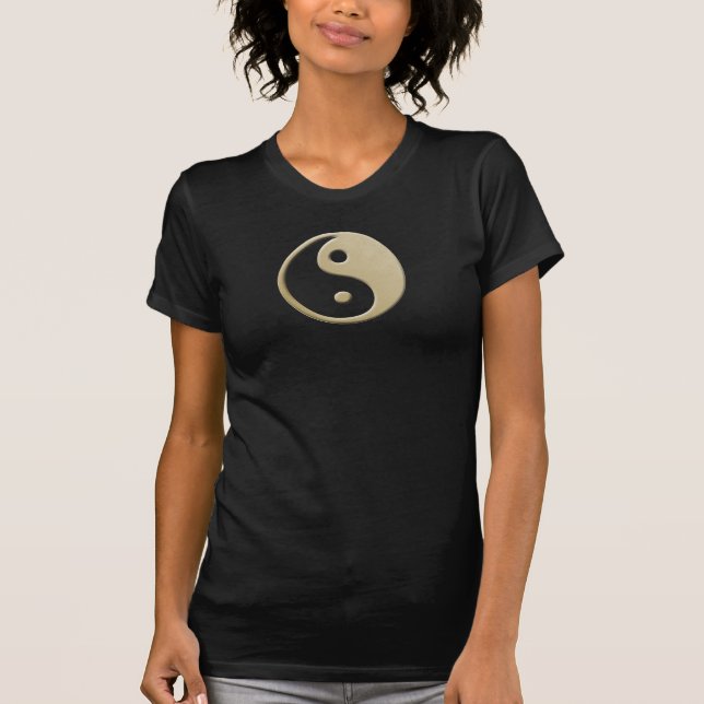 Camiseta Yin dourado Yan (Frente)