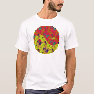 Camiseta yin e símbolo de yang