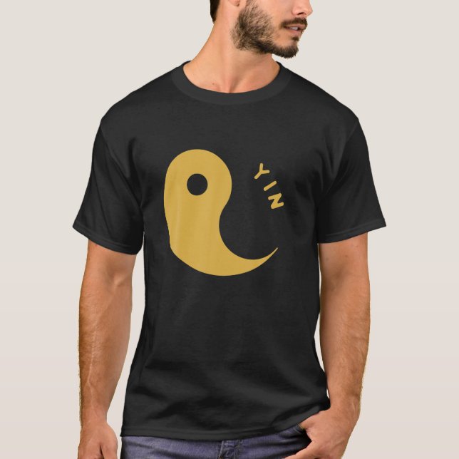 Camiseta Yin E Yang - 1 De 2 - Yin Casal Correspondente - M (Frente)