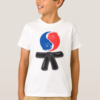 Camiseta Yin e yang black belt wushu