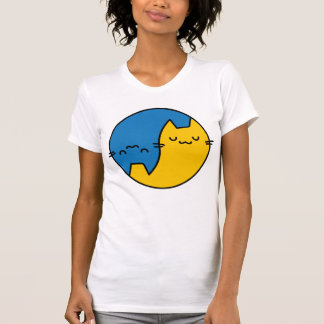 Camiseta Yin e Yang Cats