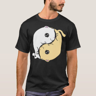 Camiseta Yin E Yang Cats Na Quinta-Feira