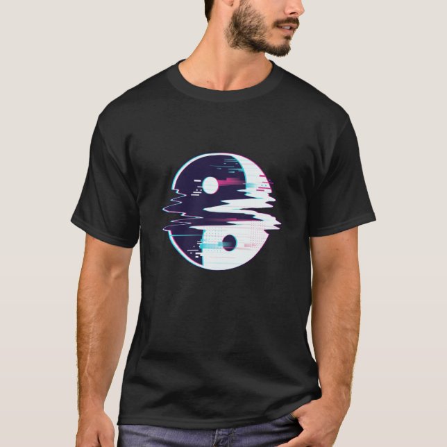 Camiseta Yin E Yang Equilibram Os Ruídos De Vida Sinal Sig (Frente)
