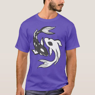 Camiseta Yin E Yang Koi Fish Premium
