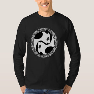 Camiseta Yin e Yang - Símbolo Bear Panda Chinesa Cosmologia