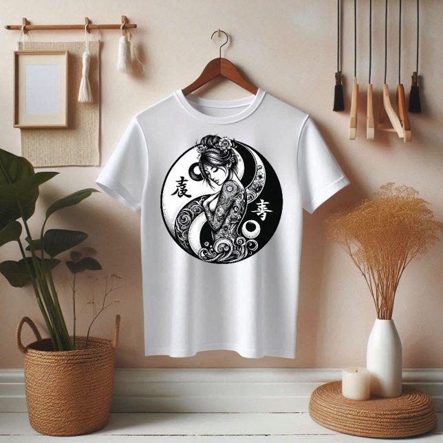 Camiseta Yin e Yang T-shirt (Yin and Yang T-shirt )