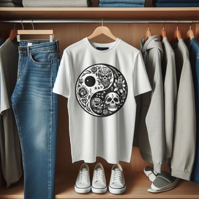 Camiseta Yin e Yang T-shirt (T-shirt Culture )