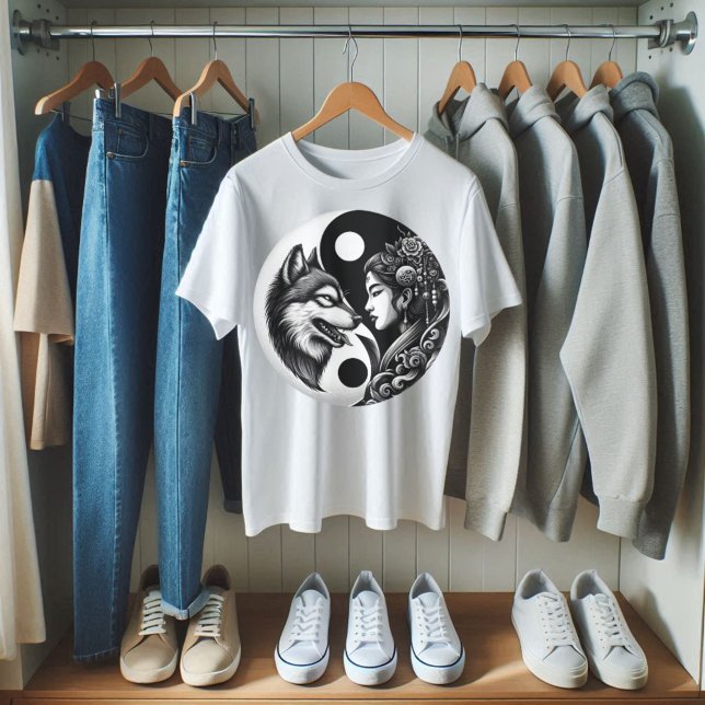 Camiseta Yin e Yang T-shirt (Culture T-shirt , Yin and Yang )