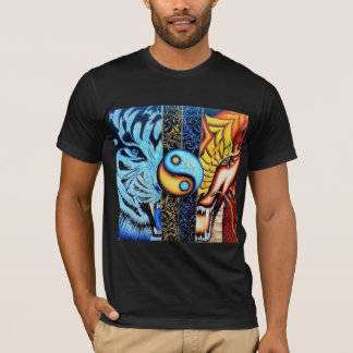 Camiseta Yin Yang Balance of Ice and Fire