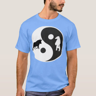 Camiseta Yin Yang bear bull trading Premium2101