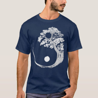Camiseta Yin Yang Bonsai Tree Japonês Budista Zen (2)