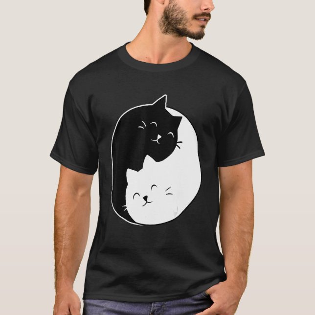 Camiseta Yin Yang Cats (Frente)