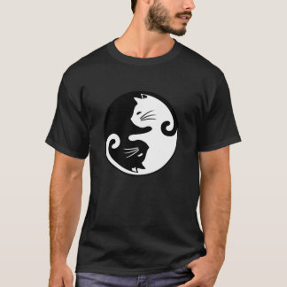 Camiseta Yin yang cats