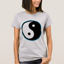 Camiseta Yin Yang de Amor, Paz e Tie Dye