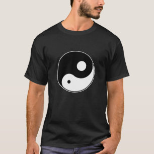 Camiseta YIN-YANG desequilibrado para cores escuras
