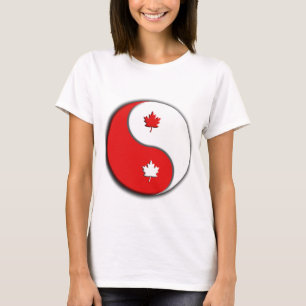 Camiseta yin yang do canuck