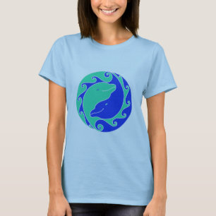 Camiseta Yin-Yang Dolphins T-Shirt