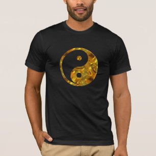 Camiseta Yin & Yang DOURADO