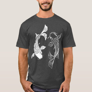 Camiseta Yin Yang Fish Koi Fish Premium