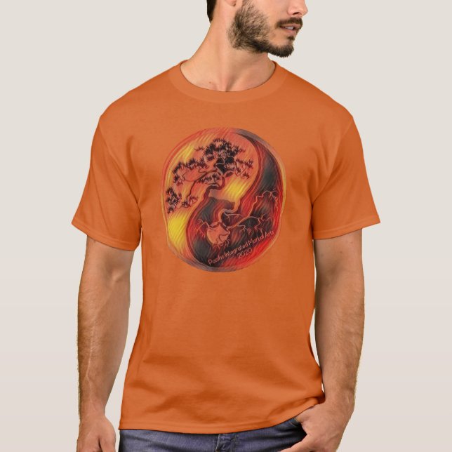 Camiseta yin yang flames 2020 (Frente)