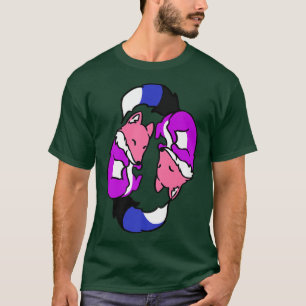 Camiseta Yin Yang Foes Genderfluid Pride Orgulho Premium