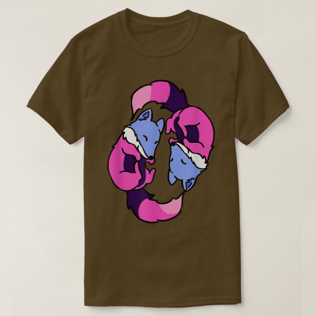 Camiseta Yin Yang Foes Omniseual Pride (Frente do Design)